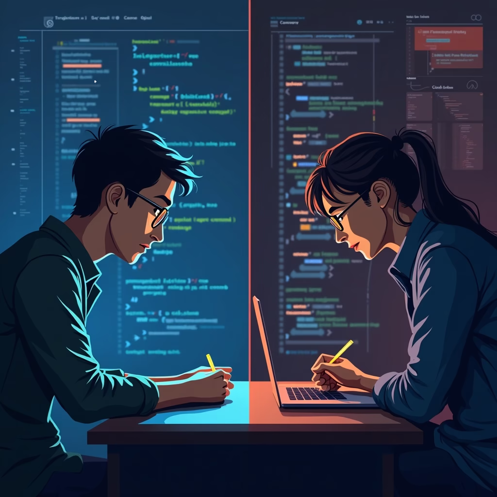 A stylized illustration of an AI brain connecting to various social media logos (Facebook, Twitter, LinkedIn) and a blog website, representing automated content distribution.